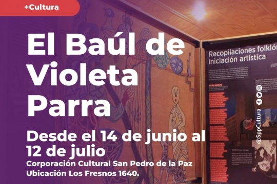 El Baúl De Violeta Llega A San Pedro De La Paz